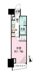 パークリュクス新宿御苑前mono 4階 間取り図