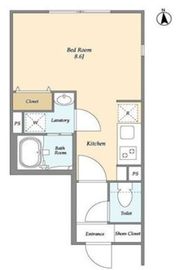 ルオーレ武蔵小山 102 間取り図