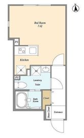 ルオーレ武蔵小山 203 間取り図