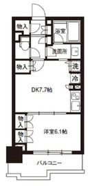 レジディア御茶ノ水 704 間取り図