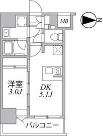 シーフォルム住吉 9階 間取り図