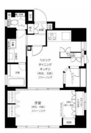 ディ・レジデンセス銀座東 7階 間取り図