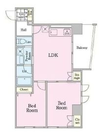 レヴァンテ浅草 1103 間取り図
