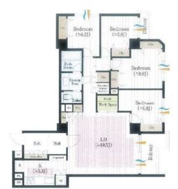 ルミナス一番町 405 間取り図