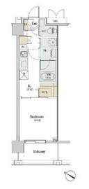 カスタリア人形町3 203 間取り図