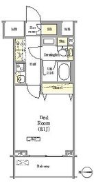 グラシアプレイス曳舟 604 間取り図