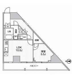 グラシアプレイス曳舟 305 間取り図