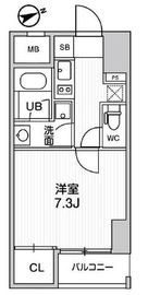 グラシアプレイス浅草橋 302 間取り図