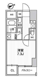 グラシアプレイス浅草橋 402 間取り図