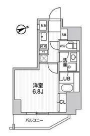 グラシアプレイス浅草橋 1101 間取り図