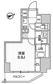 グラシアプレイス浅草橋 301 間取り図