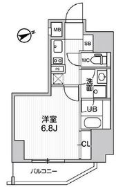 グラシアプレイス浅草橋 601 間取り図