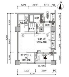 東雲キャナルコートCODAN 15-707 間取り図