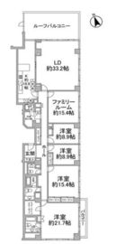 麻布マナー 501 間取り図