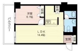 レジデンスシャルマン月島 701 間取り図