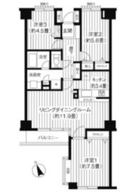 代々木カサグランデ 405 間取り図