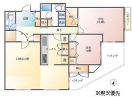 元麻布ヒルズ フォレストタワー 8階 間取り図