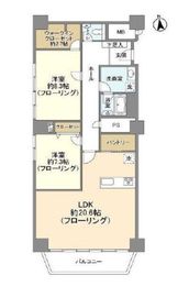 麹町三番町マンション 2階 間取り図