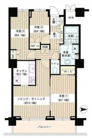 イーストコモンズ清澄白河セントラルタワー 23階 間取り図