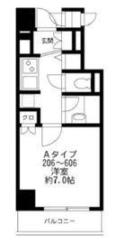 プライムアーバン番町 506 間取り図