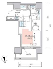 プライムアーバン品川中延 401 間取り図