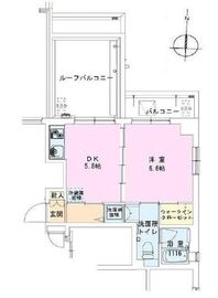 東陽町レジデンス壱番館 8階 間取り図