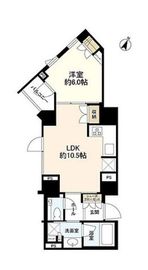 ブランズ代々木参宮橋 4階 間取り図