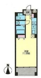 リバーレ九段南 502 間取り図