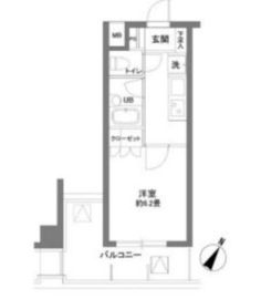 カスタリア大塚2 1103 間取り図