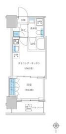 レジディア蒲田プレイス 503 間取り図