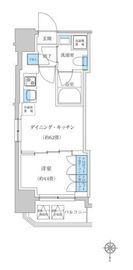レジディア蒲田プレイス 901 間取り図