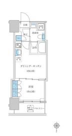 レジディア蒲田プレイス 903 間取り図