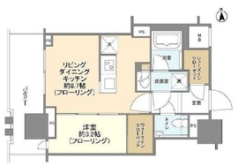 ブランズ浅草寿 1202 間取り図