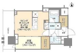 ブランズ浅草寿 1302 間取り図