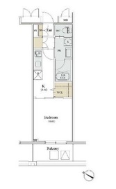 カスタリア人形町3 304 間取り図