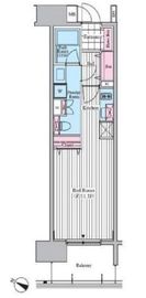 クロスレジデンス東十条 708 間取り図