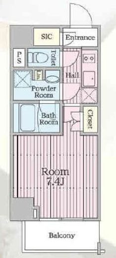 ブライズ住吉DUE 2階 間取り図