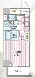 ブライズ住吉DUE 5階 間取り図
