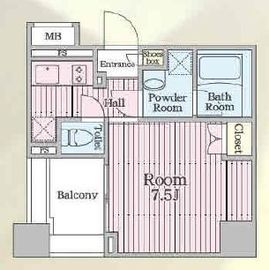 ブライズ住吉DUE 10階 間取り図