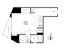 ベルファース東麻布 1003 間取り図