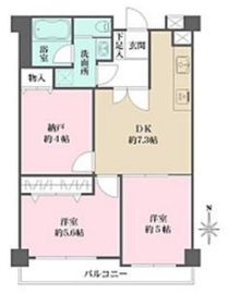 ライオンズガーデン初台 3階 間取り図