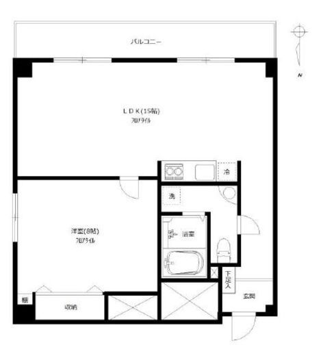 麻布エンパイアマンション 701 間取り図