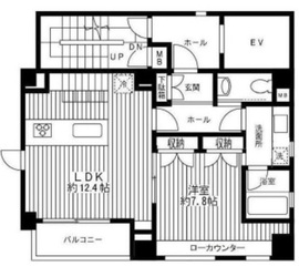 セレンテ芝3 006 間取り図