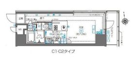 ZOOM東新宿 9階 間取り図