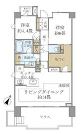 ブリリア学芸大学 1階 間取り図