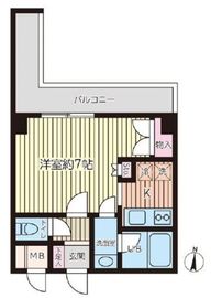 グリーン初波奈 207 間取り図