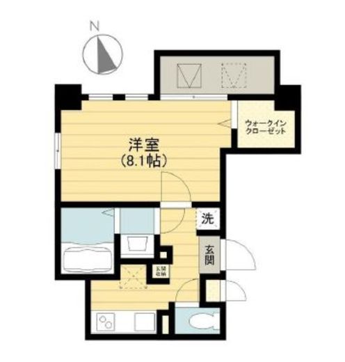 ルッソアグランデ 201 間取り図