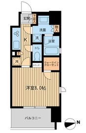 エルシア五反田 201 間取り図