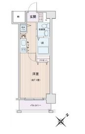 HF門前仲町レジデンス 603 間取り図