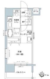 パークキューブ板橋本町 1008 間取り図